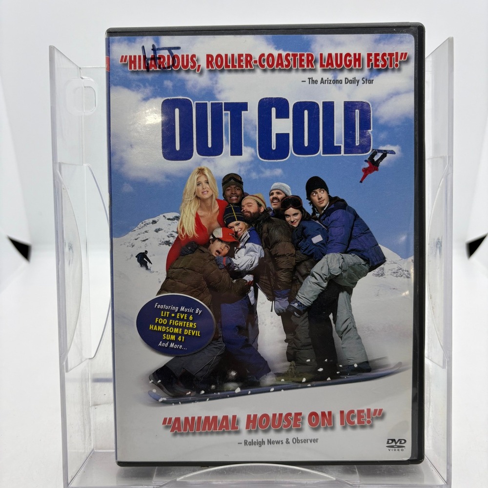 Out Cold DVD 2001 Snowboarding Comedy Jason London Zach Galifianakis Movie